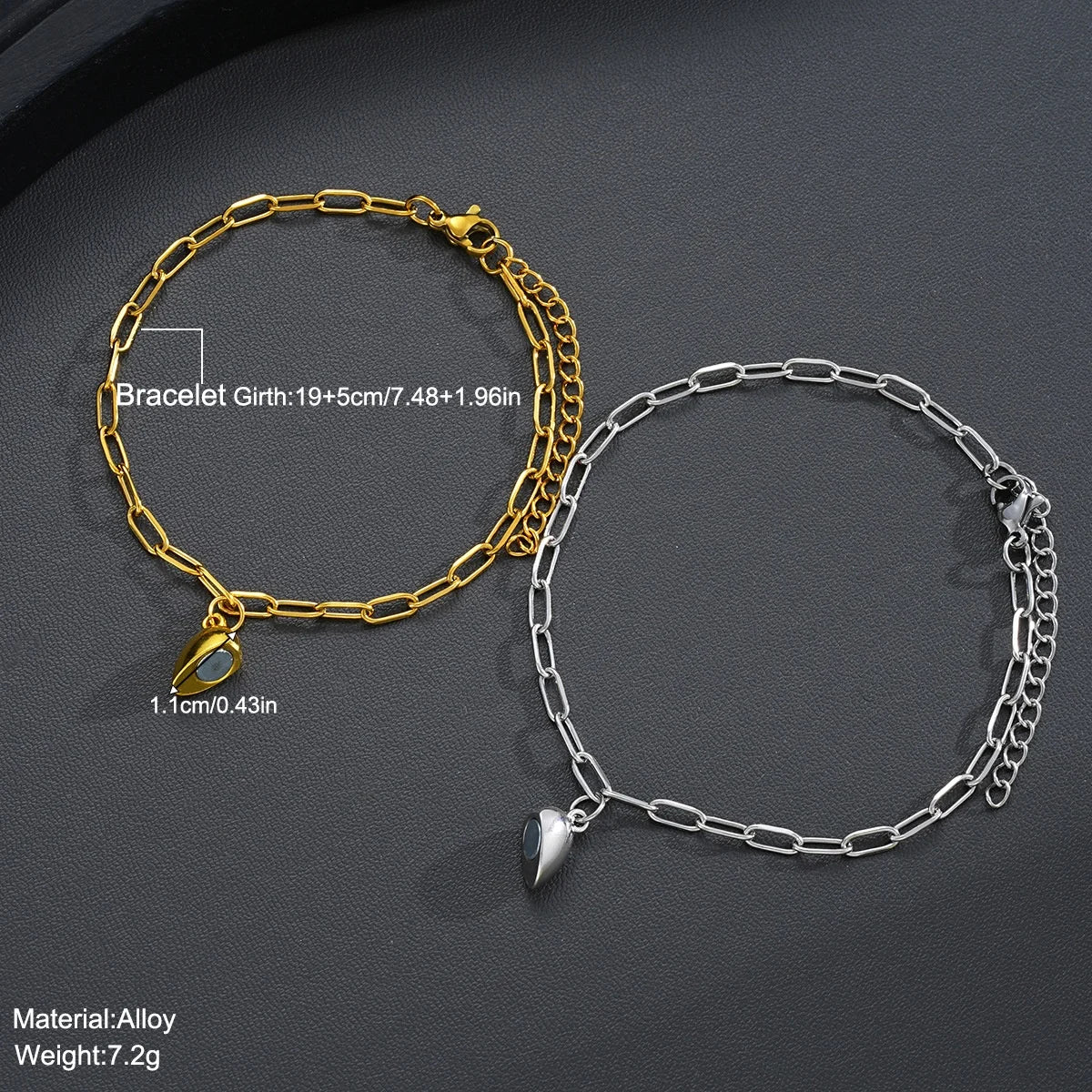 Amora™ Heartbound Couple Bracelets