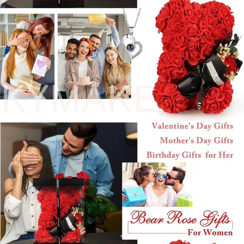Amora™ Forever Rose Bear Gift Set