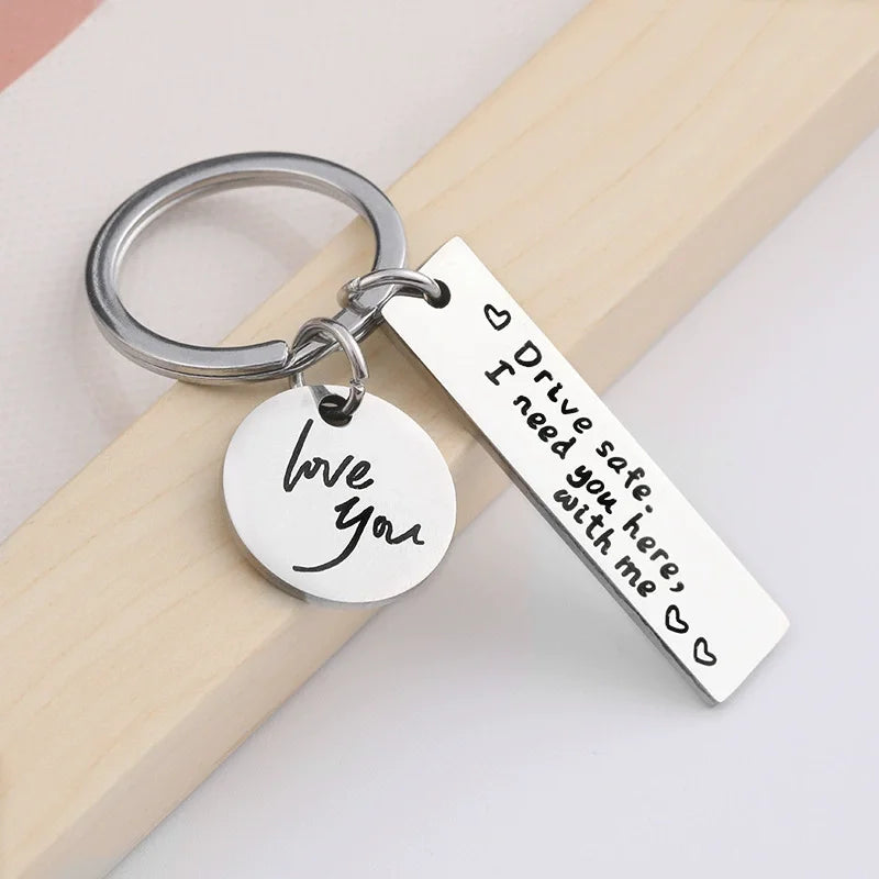 Amora™ Drive Safe Love Keychain