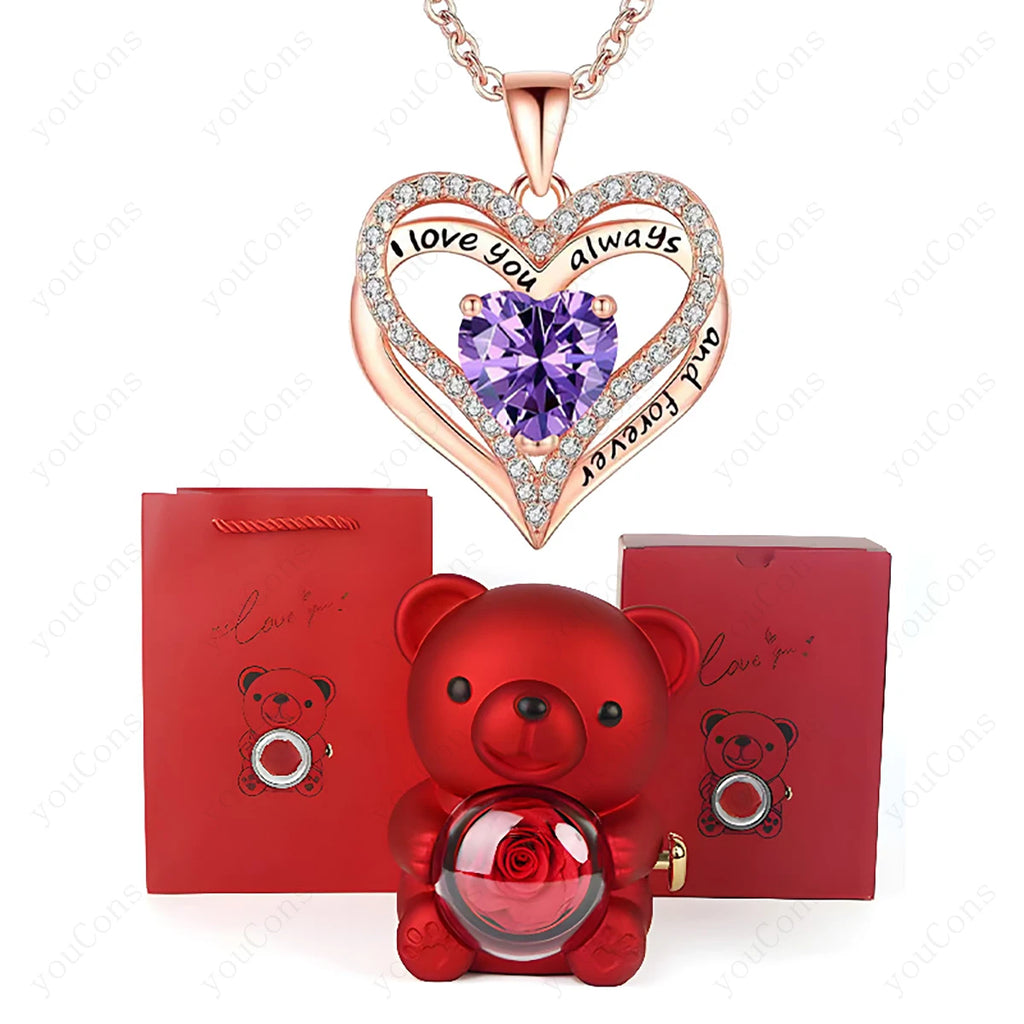 Amora™ Crimson Heart Pendant Box
