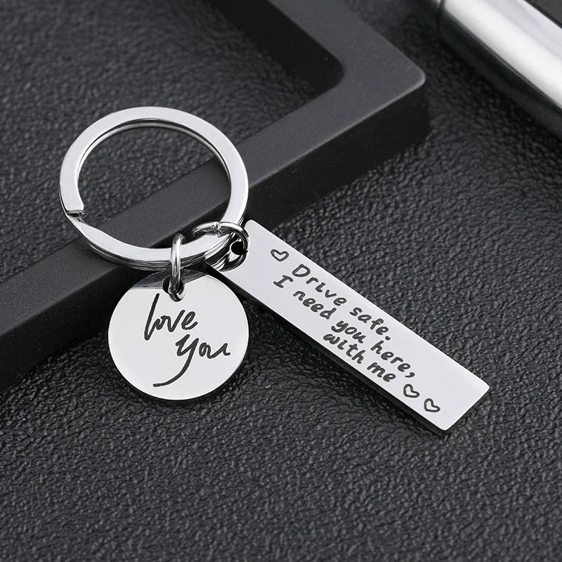 Amora™ Drive Safe Love Keychain