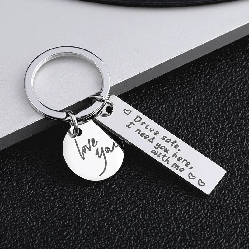 Amora™ Drive Safe Love Keychain