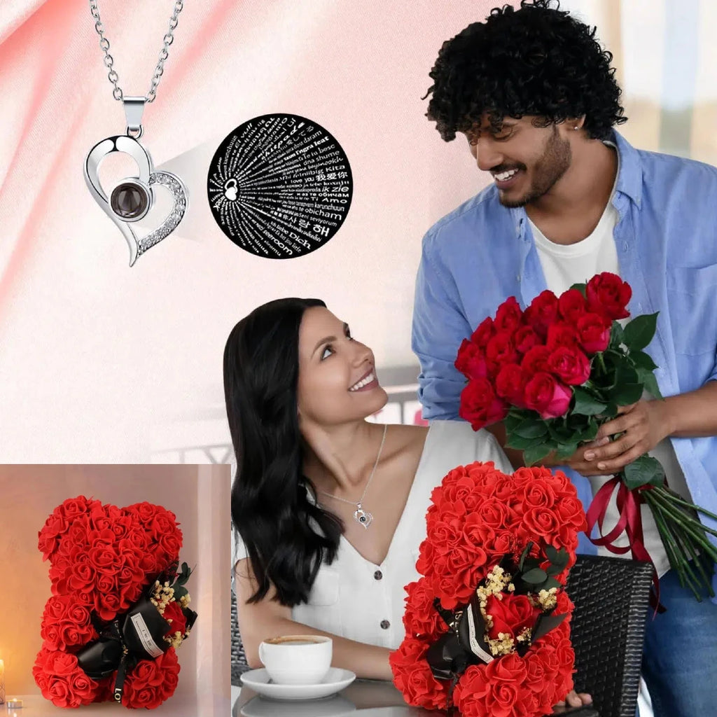 Amora™ Forever Rose Bear Gift Set